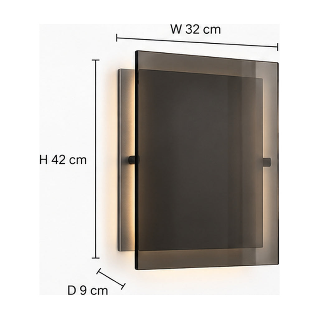 Applique Écran Fumé – Halo mural à double profondeur