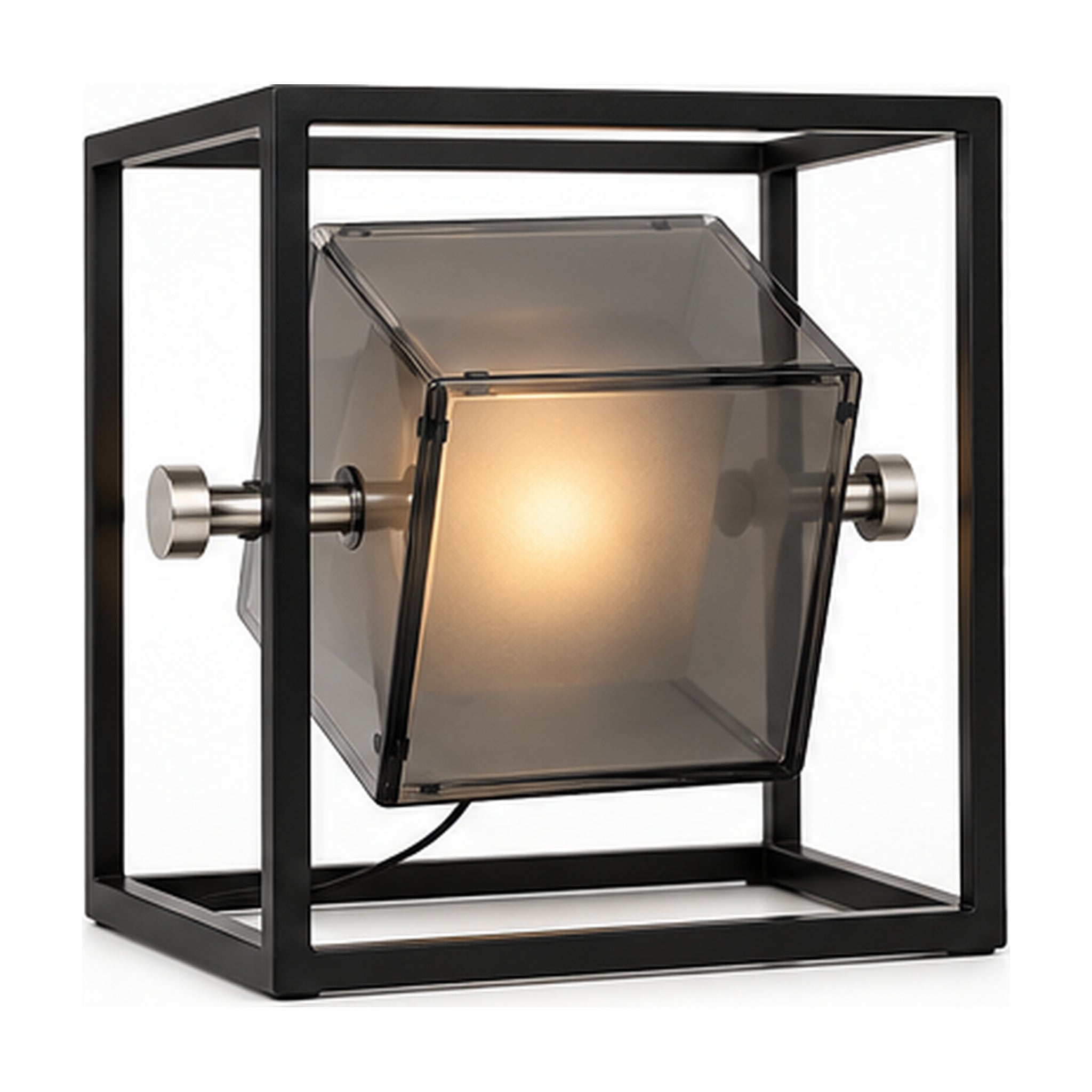 Lampe Cube Pivot – Luminaire orientable à double structure