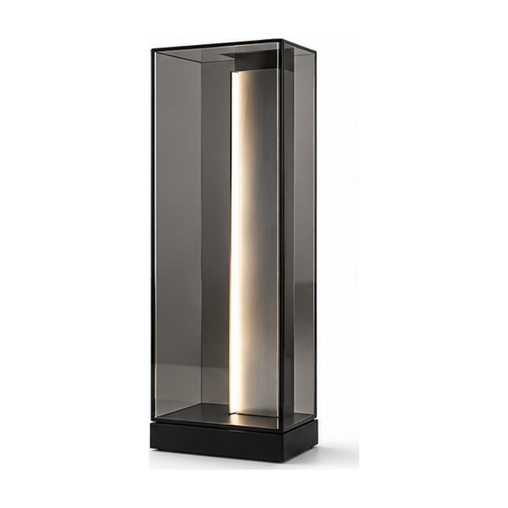 Lampe Monolithe Fumée – Éclairage d’appoint vertical et sculptural