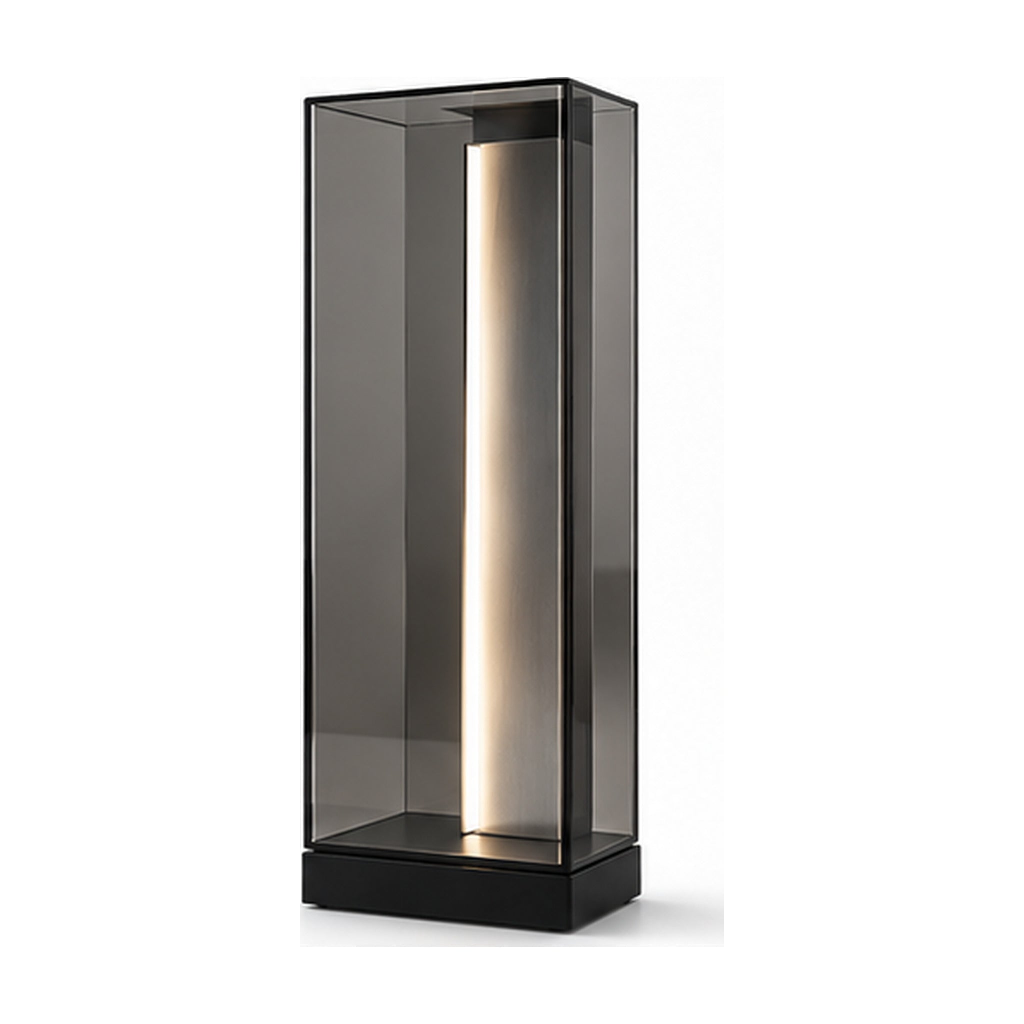 Lampe Monolithe Fumée – Éclairage d’appoint vertical et sculptural