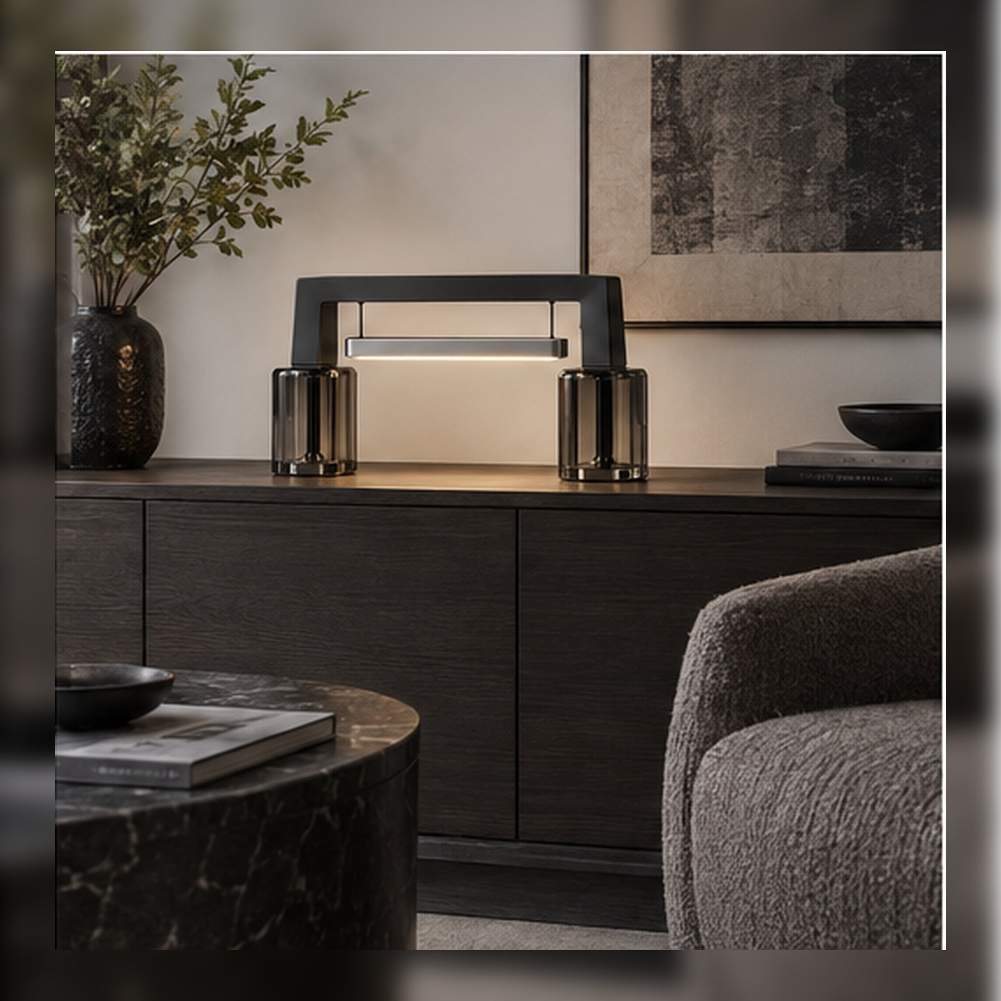 Lampe Pont Magnétique – Éclairage compact à barre flottante