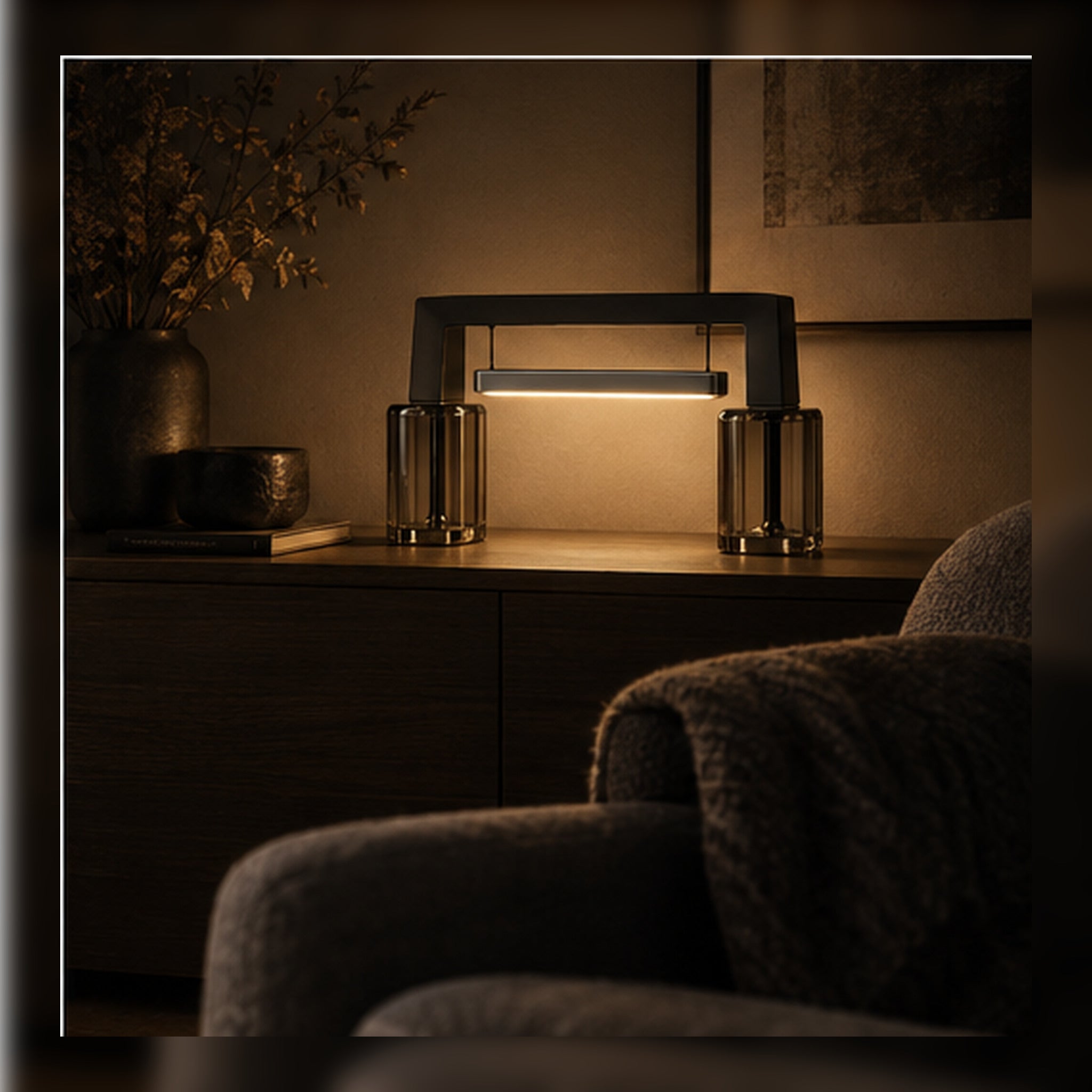Lampe Pont Magnétique – Éclairage compact à barre flottante